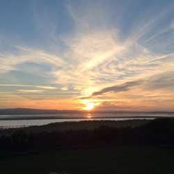 Sunrise at Island House, Holy Island of Lindisfarne